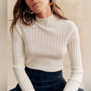 Sezane Charly Jumper Ecru - Size S